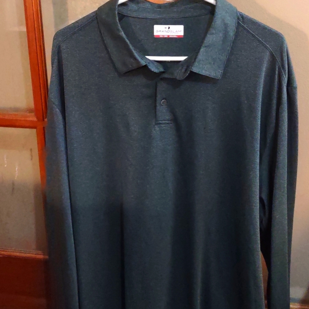Grand slam performance men's polo shirt. XXL.